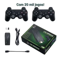 Imagem da promoção Video game Stick 4K Com 20000 Jogos 64gb 2 Controles Sem Fio Console Portatil Jogos Retro Video Game