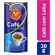 Café Com Leite 3 Corações Sachê 20g contém 50 unidades em oferta