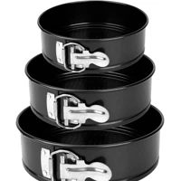 Imagem da promoção Conjunto 3 Formas Fundo Removível Antiaderente Bolo Torta Casa Confeitaria Doces