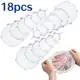 Kit 18 Tampas Silicone Panela Pote Universal Flexível Lavável Silicone em oferta