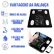 Balança Digital Medidora Corporal Bioimpedância até 180kg em oferta