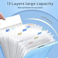 Imagem da promoção Pasta Sanfonada 13 Divisorias A4 Line Dello Papelaria Material Escolar