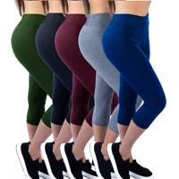 Imagem da promoção Kit 5 Calça Leg Corsario Feminina Capri Fitness Sulplex