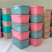 Imagem da promoção Kit 10 Potes Retangular com Tampa | Marmita Fitness | Freezer e Micro-ondas | BPA Free