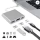 Conversor 4K 3 Em 1 Tipo C Para HDMI E USB 3.0 , Hub Com Caixa De Alumínio em oferta
