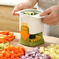Imagem da promoção Cortador de Legumes Manual com Lâminas Inox – Ideal para Fatiar, Ralar e Picar com Facilidade