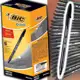 Caneta Esferográfica BIC Cristal Precisão e Suavidade, Preta, Ponta Ultra Fina, 0.7mm, 902489, 25 un em oferta