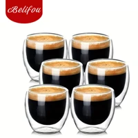 Imagem da promoção Belifou Jogo de Copos de Vidro 6 Peças 80ml