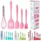 Kit com 5 Utensílios de Cozinha em Silicone – Colher Espátula, Espátula Pequena, Pincel, Resistentes em oferta