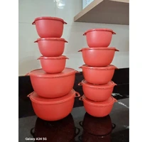 Imagem da promoção kit potes bowls redondo de plástico kit com 10 e 3 unidades