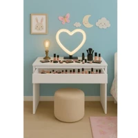 Imagem da promoção Penteadeira Com Gaveta 90CM Console Camarim Nina - Cores