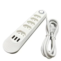 Imagem da promoção Extensão Elétrica 1,8 Metros Com Tomadas+Entradas USB com Botão Liga Desliga