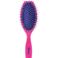 Imagem da promoção Escova de cabelo Ricca Pink Oval Almofadada