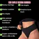 Kit 5 Calcinhas Cintura Alta Cós Duplo Fio Duplo Sem Costura no Bum bum Segura Barriga Fitness em oferta