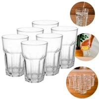 Imagem da promoção Jogo de Copos 6 Unidades 360ml Vidro Bristol Transparente - Bela Flor