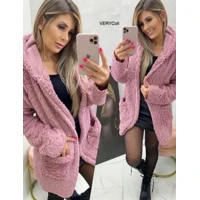 Imagem da promoção Max Casaco Teddy Pelo Quentinho com Touca Sobre Tudo Blusã