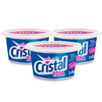 Imagem da promoção KIT 3 Pastas Cristal Rosa 500G