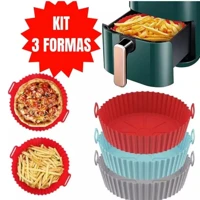 Imagem da promoção KIT 03 Formas de Silicone Grande Quadrada Antiaderente