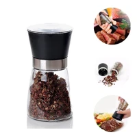 Imagem da promoção Kit De 2 Moedor De Sal Pimenta Especiarias De Vidro Premium e Inox