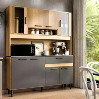 Imagem da promoção Armário De Cozinha Coral Completo Com 8 Portas E 1 Gaveta - Maxi Do Brasil