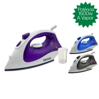Imagem da promoção Ferro de Passar Vapor Spray 1500W com Base Antiaderente 127V