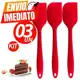 Kit 03 Espatula Pao Duro de Silicone Casa Cozinha Buffet Restaurante em oferta