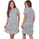 Camisola Feminina Vestidinho de Dormir Linha Noite em oferta