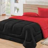 Imagem da promoção kit com 2 edredom casal queen 2,40x2,20 dupla face macio