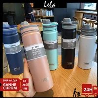 Imagem da promoção Garrafa de Água 750ML Aço Inoxidável Portátil Copo Isolamento Térmico Esportiva Academia com Alça