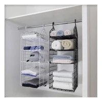 Imagem da promoção Organizador Plástico Suspenso Dobrável 5 Níveis Vertical Telado - preto