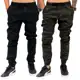 Kit 2 Calças Jeans Camuflada Masculina Jogger C/ Punho Lycra em oferta