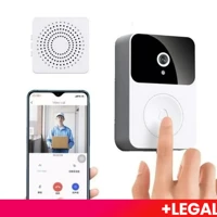 Imagem da promoção Campainha De Vídeo Inteligente Wi-Fi HD Sem Fio Com Câmera Para Casa , Recarregável E Visível No Sma