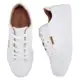 Tênis Couro Legítimo Feminino Branco Macio Combina com Tudo em oferta