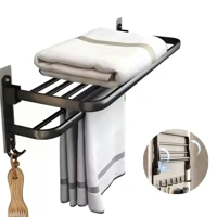 Imagem da promoção Suporte Banheiro Porta Toalha Toalheiro De Banho Duplo 90° Adesivo Sem Furo Premium linha