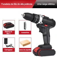 Imagem da promoção Parafusadeira Furadeira 48V OU 12V Com 2 Baterias Com Maleta e Acessórios Completo