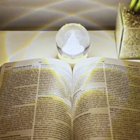 Imagem da promoção Luminária Cristal de mesa Nossa Senhora Aparecida Padroeira do Brasil Fé LED Presente Natal Bola