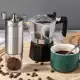 Moedor Café Grãos Manual Compacto Inox Ajuste De Moagem em oferta