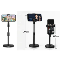 Imagem da promoção Suporte Tripé Pedestal 360° Ajustavel Celular Mesa Para Gravação de Videos Selfie Vlog Home Office