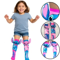 Imagem da promoção Meia 3d Divertida Personagens Stitch Angel Adulto Infantil Cano Alto