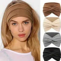 Imagem da promoção Faixas de Cabeça Larga- Mistura Macia, Estilo Turbante com Nó para Yoga, Corrida & Esportes