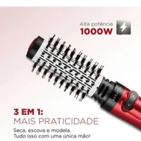 Imagem da promoção Escova Rotativa Mondial Er-11-kr Red Infinity 1000w 3 Em 1