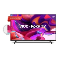 Imagem da promoção Smart Tv Full Hd 43 Polegadas Aoc Sistema Roku Tv Wi-fi Hdmi