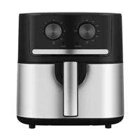 Imagem da promoção Fritadeira Air Fryer 5,5L Cyclone Preto e Inox Midea