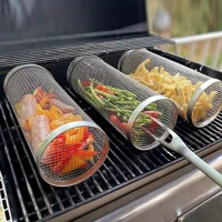 Imagem da promoção Cesta Redonda Para Churrasco , De Aço Inoxidável Grelhar
