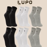 Imagem da promoção Kit Com 6 Pares De Meias Lupo Sport Cano Médio Esportiva Adulto Em Algodão