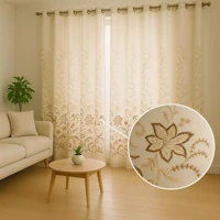 Imagem da promoção Cortina 4,00 × 2,80 Bordada Com Forro de Microfibra- SUPER PROMOÇÃO