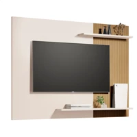 Imagem da promoção Painel de TV 50 Polegadas Com Nichos 2 Prateleiras Feito Em MDP Montagem Fácil Para Televisão
