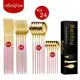Belifou Kit 24 Jogo De Talheres Aço Inoxidável 416 Rosa Dourado - em oferta
