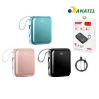 Imagem da promoção Mini power bank portátil 20.000 mAh com IOS e cabo Tipo C