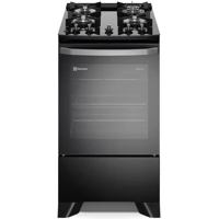 Imagem da promoção Fogão Electrolux 4 bocas Efficient com PerfectCook Preto (FE4GP) Bivolt